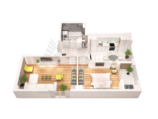 Apartament 2 camere - Frumoasa