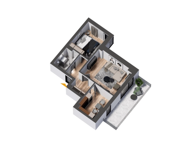 Apartament 2 camere - Nicolina