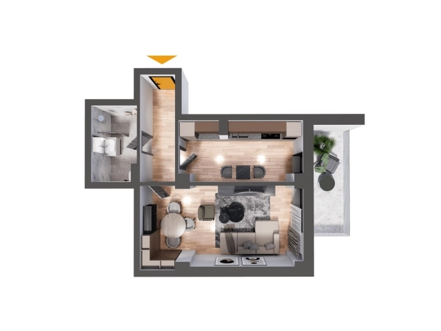 Apartament 1 camere - CUG
