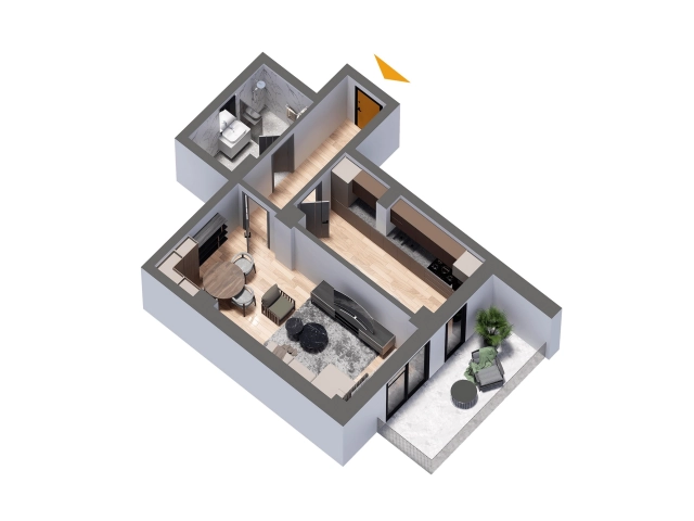 Apartament 1 camere - CUG