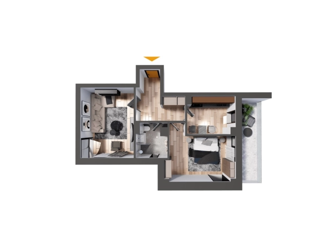 Apartament 2 camere - Nicolina