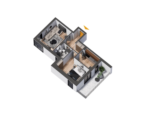 Apartament 2 camere - Nicolina