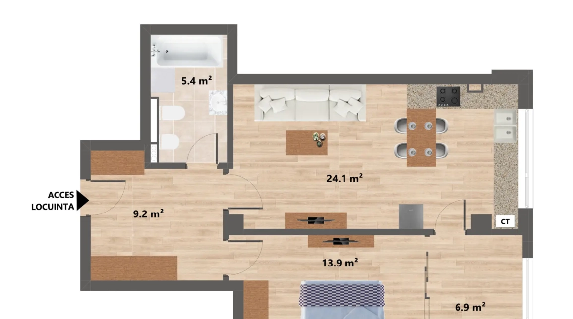 Imagine apartament