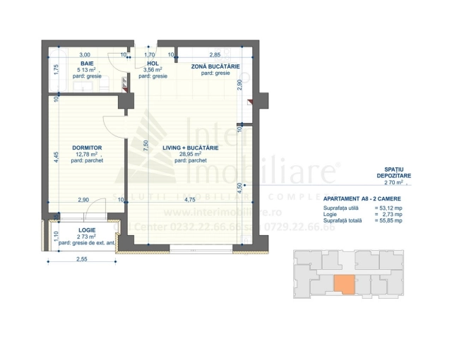 Apartament 2 camere - Nicolina