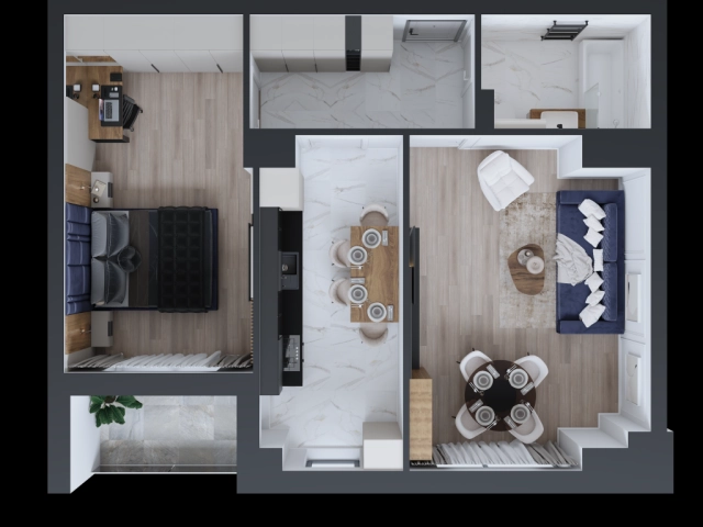Apartament 2 camere - CUG