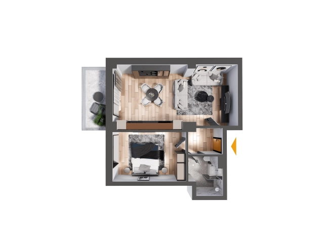 Apartament 2 camere - CUG