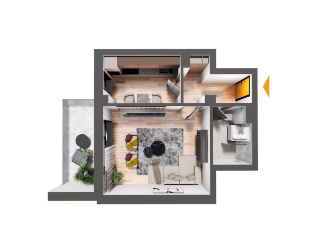 Apartament 1 camere - Nicolina