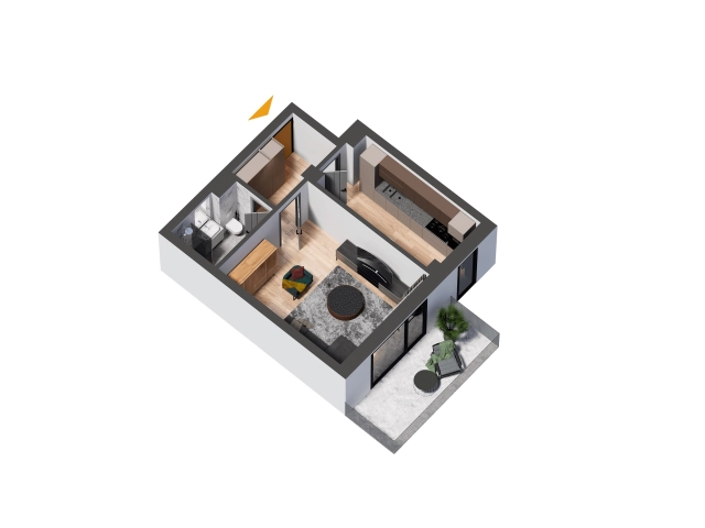 Apartament 1 camere - Nicolina