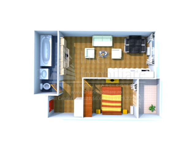 Apartament 2 camere - CUG