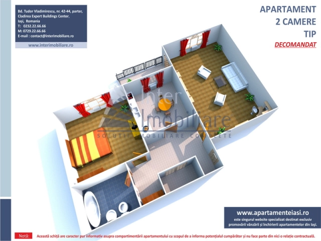 Apartament 2 camere - Frumoasa