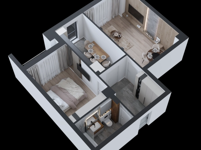 Apartament 2 camere - CUG
