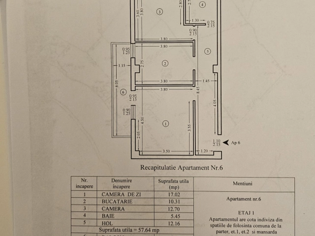Apartament 2 camere - CUG