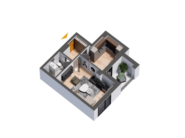 Apartament 1 camere - CUG